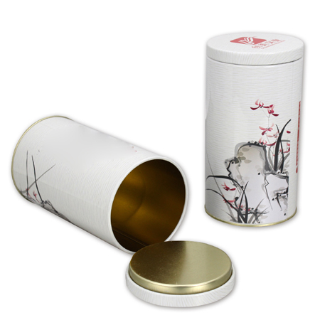 round metal candy box